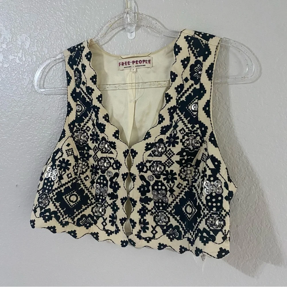 Free People Marigold Vest NEW - Picture 7 of 16